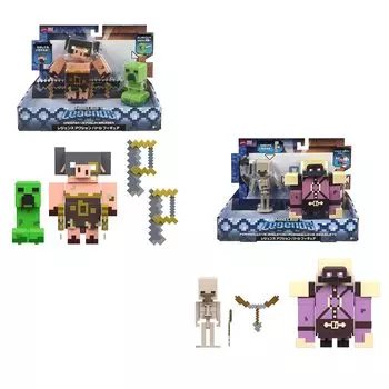 Minecraft Legends Action Battle Figure Набор из 2 фигурок x 3 набора, проданных в годах и [2 коробки] [6 штук] 986A-GYR98