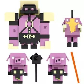 Minecraft Legends Invaders from the Nether экшн лет и HFG51 [4 фигурки] [6 вверх]
