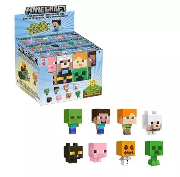 Minecraft Mob Head Mini Figure Mini Assortment Фигурки, проданные в годах и (ШАХТЕРСКОЕ РЕМЕСЛО) [36 ящиков] [6 вверх] 986A-HDV64