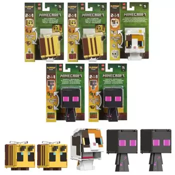 Minecraft Super Expanded Figures C Assortment 5 Pieces Box Sold Фигурки для детей от 6 лет и старше (ШАХТЕРСКОЕ РЕМЕСЛО) 986C-HTL43