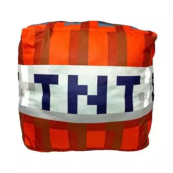 Minecraft TNT Big BIG плюшевая игрушка 30 см Официальные товары Прибл. оранжевый