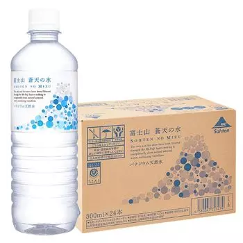 Минеральная вода Fuji Soten Water 500 мл x 24 бутылки Mt.