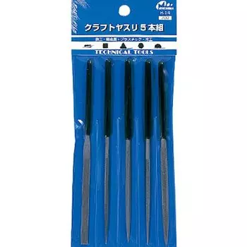 Mineshima Craft File Set of 5 Hobby Tools H-14