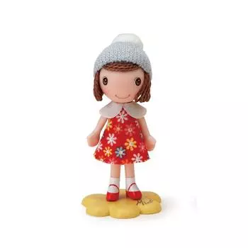 Minette Flower Dress Red