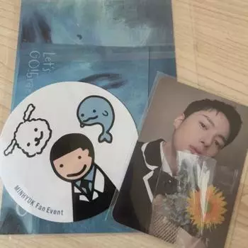 Minhyuk Global Fan Meeting Exit Poca+ Postcard + Sticker
