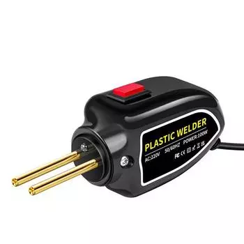 Мини 100 Вт пластиковый сварочный аппарат пластиковый сварочный пистолет 200 шт. горячий степлер бамперы термофен пластиковый сварочный аппарат пайка ремонтные инструменты