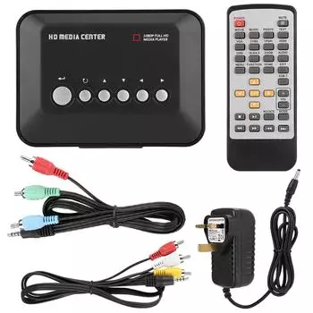 Мини 1080P HDMI Media o Видео Рекламный Плеер Поддержка SD Карты UK Plug