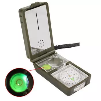 Мини 10 в 1 Открытый военный походный компас линзовый походный дорожный принадлежности портативные товары для отдыха на природе 1.0