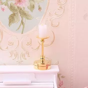 Мини 1:12 миниатюрных настольных подсвечников, ретро-кукла, кукольный домик, мебель, игрушки