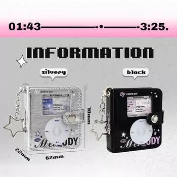 Мини 2-дюймовый фотоальбом Idol Card Holder Style Photocard Holder Фотоальбом Idol Picture Collect Book Binder