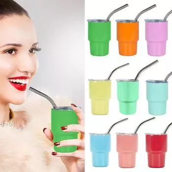 Мини 2 унции сублимационная вакуумная кружка для вина и виски из нержавеющей стали кофейная кружка