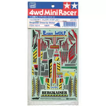 Mini 4WD Grade Up Parts 15214 Наклейка Bergkaiser Dress Up
