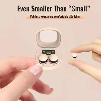 Мини 5,3 Беспроводная Bluetooth-гарнитура Маленькие наушники для сна Работа Спортивные невидимые наушники HD HIFI Наушники с басовым шумоподавлением