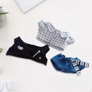 Мини 6 дюймов Кукольная одежда, Кукольная одежда, Новогодние подарки, Удобная, Милая одежда для костюма