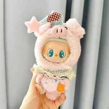 Мини 6 дюймов Кукольная одежда Милый костюм Одежда брюки, со шляпой, костюмы, кукольные наряды, кукла