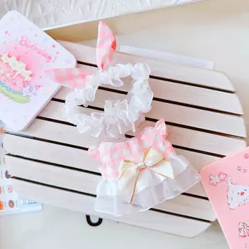 Мини 6 дюймов Кукольная одежда, Милый костюм, Костюмы, Аксессуары для кукол, Платье для кукол, Кукла розовый