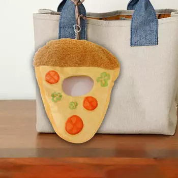 Мини 6-дюймовая кукла-пицца, подвесное украшение, очаровательный подарочный кулон для девочек, аксессуары
