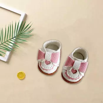 Мини 6-дюймовая кукольная обувь, одевающаяся игрушка, создай свою собственную куклу, ручная работа, аксессуары для кукол, девочка