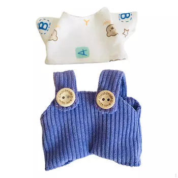 Мини-6-дюймовая кукольная одежда, милый костюм, брюки, наряды для подвески