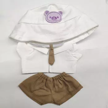 Mini 6 inch Doll Clothes Boy Set Comfortable,Doll Accessories Clothing Cute белый