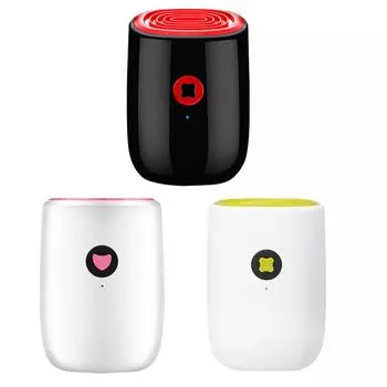 Мини 800 мл осушитель воздуха электрический поглотитель влаги для дома, спальни, вилка США розовый