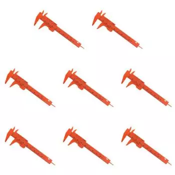 Мини-80 мм двойной шкалы пластиковый штангенциркуль линейка измерительные инструменты