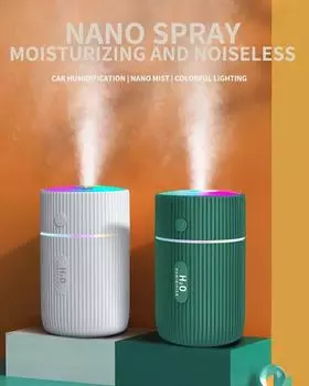 Mini Air Humidifer Aroma Essential Oil Diffuser with LED Lamp USB Mist Maker Aromatherapy Humidifiers for Home Car чёрный