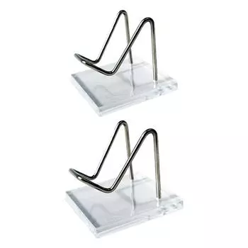 Мини-акриловые мольберты, подставки для коллекционных предметов, камней, сфер, держатели, металлические кронштейны, демонстрационная стойка для домашнего декора, коллекций, фотографии M