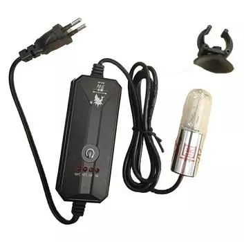 Мини-аквариум, ультрафиолетовая лампа для удаления водорослей, домашний аквариум-амфибия, лампа для очистки воды для аквариумов, бассейнов, прудов Timing model--US plug 110V