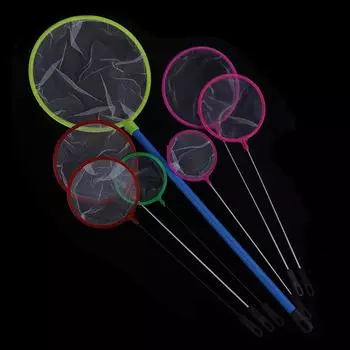 Мини-аквариумная сетка для ловли рыбы, инструмент для рыбалки, круглые аксессуары для рыбы as the picture