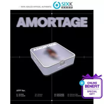 Мини-альбом JISOO [AMORTAGE] Версия приложения (Онлайн-преимущество) [NO POB] APP Ver