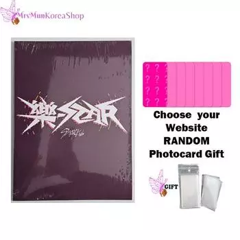 Мини-альбом Stray Kids ROCK-STAR (ОГРАНИЧЕННАЯ ЗВЕЗДА ВЕРСИЯ.) со СЛУЧАЙНЫМИ подарками на фотокарточках с сайта Random Aladin POB
