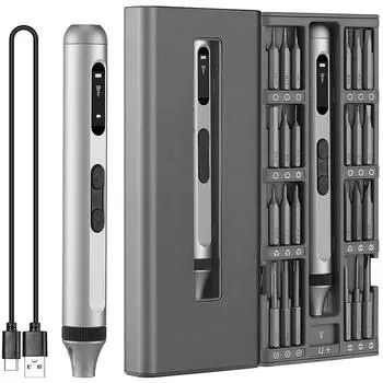 Мини электрическая отвертка 1 50 в 1 Набор прецизионных отверток с 48 магнитными прецизионными битами и набором для ремонта OLED-дисплея