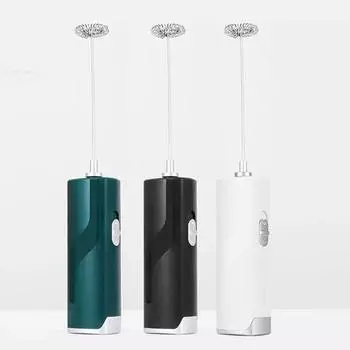 Мини-электрический блендер для приготовления молочной пены, беспроводной венчик для кофе, миксер-скиммер, ручной венчик для взбивания яиц, миксер для приготовления капучино для кухни