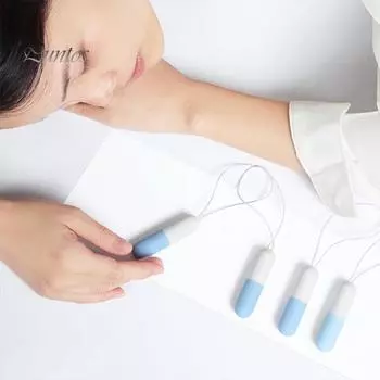 Мини-электрический массажер в форме капсулы, водонепроницаемый массажер с 10 режимами вибрации, USB-перезаряжаемый персональный массажер для снятия стресса