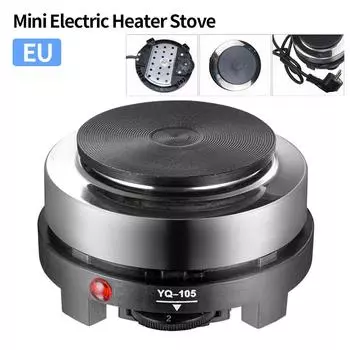 Мини-электрический нагреватель, плита, горячая плита, нагревательная печь для молока, кофе, ЕС