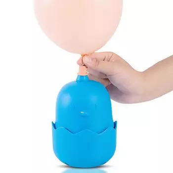 Мини-электрический насос для воздушных шаров, милый мультяшный цыпленок, надувная машина для воздушных шаров с широким воздухозаборником, портативный EU