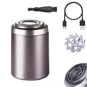 Мини-электробритва, перезаряжаемая, карманного размера, электробритва, водонепроницаемая, для лица, бороды, электробритвенный инструмент для мужчин и женщин A