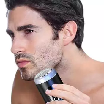 Мини-электробритва с цифровым дисплеем USB-перезаряжаемая водонепроницаемая портативная бритва для влажного и сухого бритья E