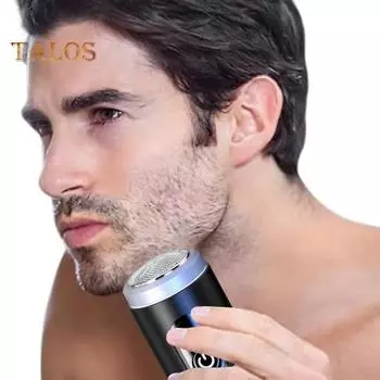 Мини-электробритва с цифровым дисплеем, USB-перезаряжаемая, водонепроницаемая, для влажного и сухого бритья, портативная, для путешествий, бритва для мужчин, триммер для бороды, инструмент для удаления волос E