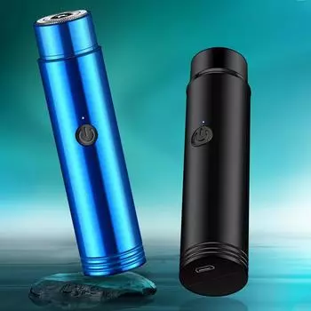 Мини-электробритва с длительным сроком службы батареи Портативная автомобильная перезаряжаемая бритва Бритва Портативная электробритва чёрный