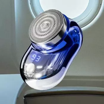 Мини-электробритва USB перезаряжаемая IPX7 водонепроницаемая влажная сухая портативная дорожная бритва для бритья мужской триммер для бороды инструмент для удаления волос