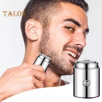 Мини-электробритва USB перезаряжаемая портативная бритва водонепроницаемый малошумный триммер для бороды для путешествий на автомобиле на открытом воздухе
