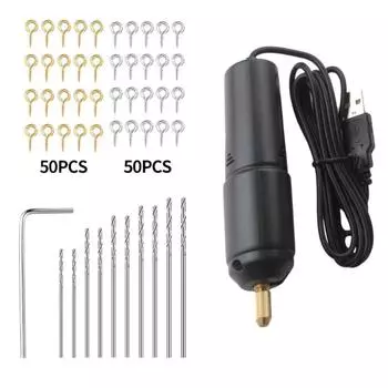 Мини-электродрели Портативная ручная USB-дрель Вращающиеся инструменты Гравер Ручка для чистки и гравировки USB-кабель Укроп