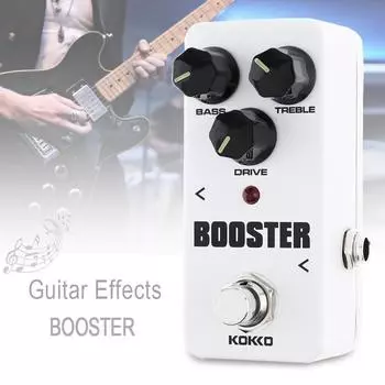 Мини-электрогитара из алюминиевого сплава, педаль басового эффекта, встроенный 2-полосный эквалайзер