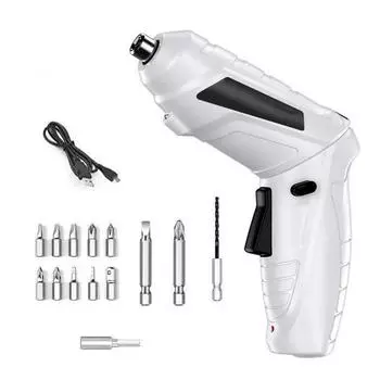 Мини-электроинструмент 3,6 В, беспроводная электрическая дрель, набор перезаряжаемых USB-отверток