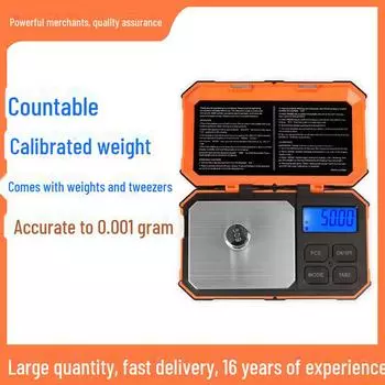 Мини электронные ювелирные весы - 0,001 г цифровые весы для взвешивания чая 100g/0.01
