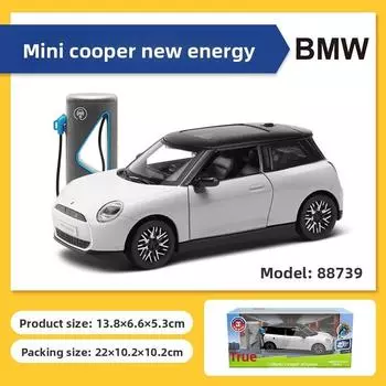 Mini Alloy Simulation Cooper Model Car Toy With Sound And Light Functions