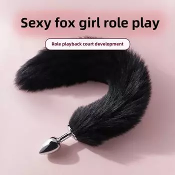 Мини-анальные пробки Лисий хвост Анальные пробки Анальное расширение Пыточные устройства Sm Эротическое кондиционирование Наказание Анальные пробки Товары для взрослых