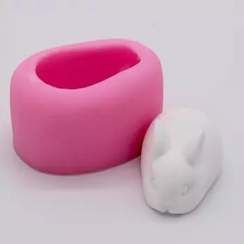 Mini Animal Silicone Mold Soap Resin Candle Chocolate Rabbit for DIY Handmade Crafts Candy Jelly Ice Cube Mold